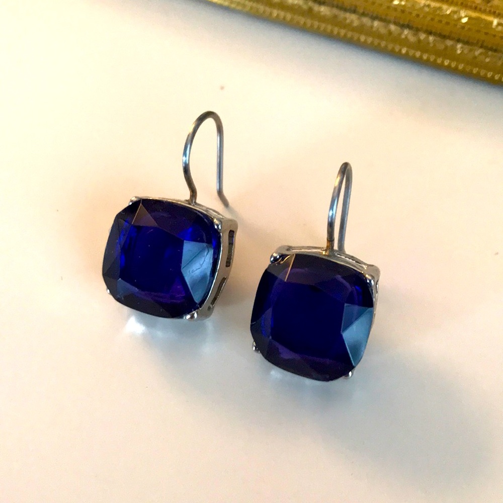 Navy blue earrings